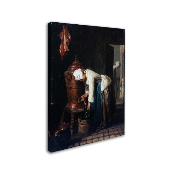 Chardin 'Woman Drawing Water At The Cistern' Canvas Art,24x32
